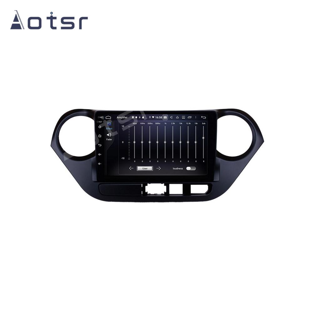 Изображение товара: Автомобильный gps-навигатор AOTSR для Hyundai I10 2018-2019 Система Android 10,0 Автомобильный GPS-навигатор с сенсорным экраном Восьмиядерный автомобильный радиоприемник