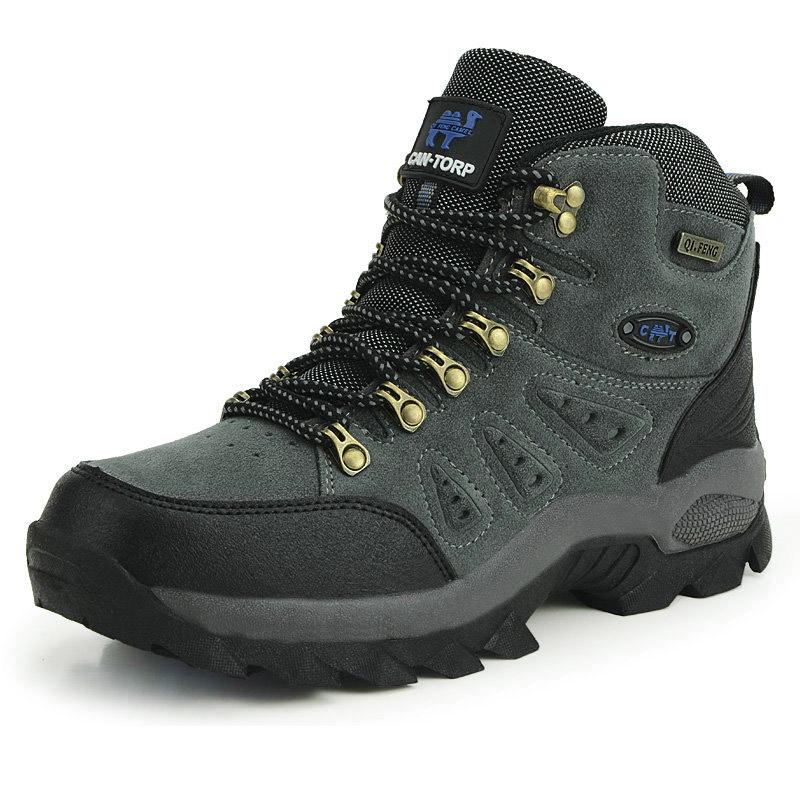 Изображение товара: Открытый Водонепроницаемый мужские ботинки для походов, женская зимняя обувь для прогулок альпинистская обувь, Трекинговые ботинки Горные спортивные ботинки для охоты, мужские кроссовки