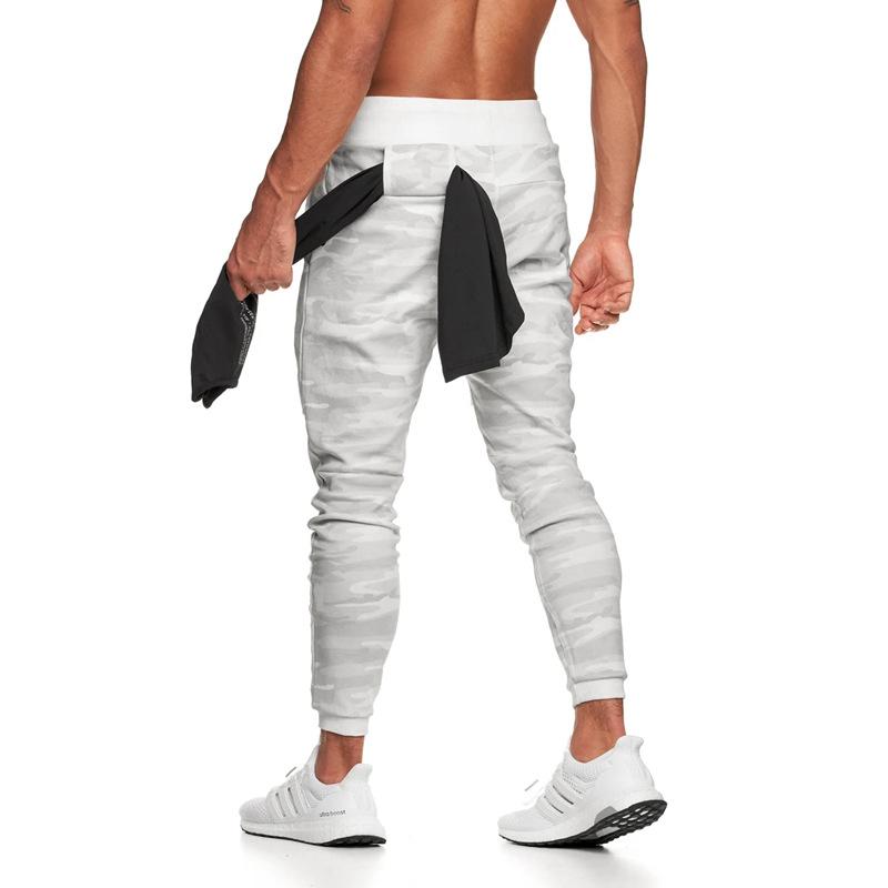 Изображение товара: 2020 мужские повседневные спортивные штаны, одноцветные спортивные брюки, мужские бегуны для фитнеса, многофункциональные дышащие мужские спортивные брюки для отдыха
