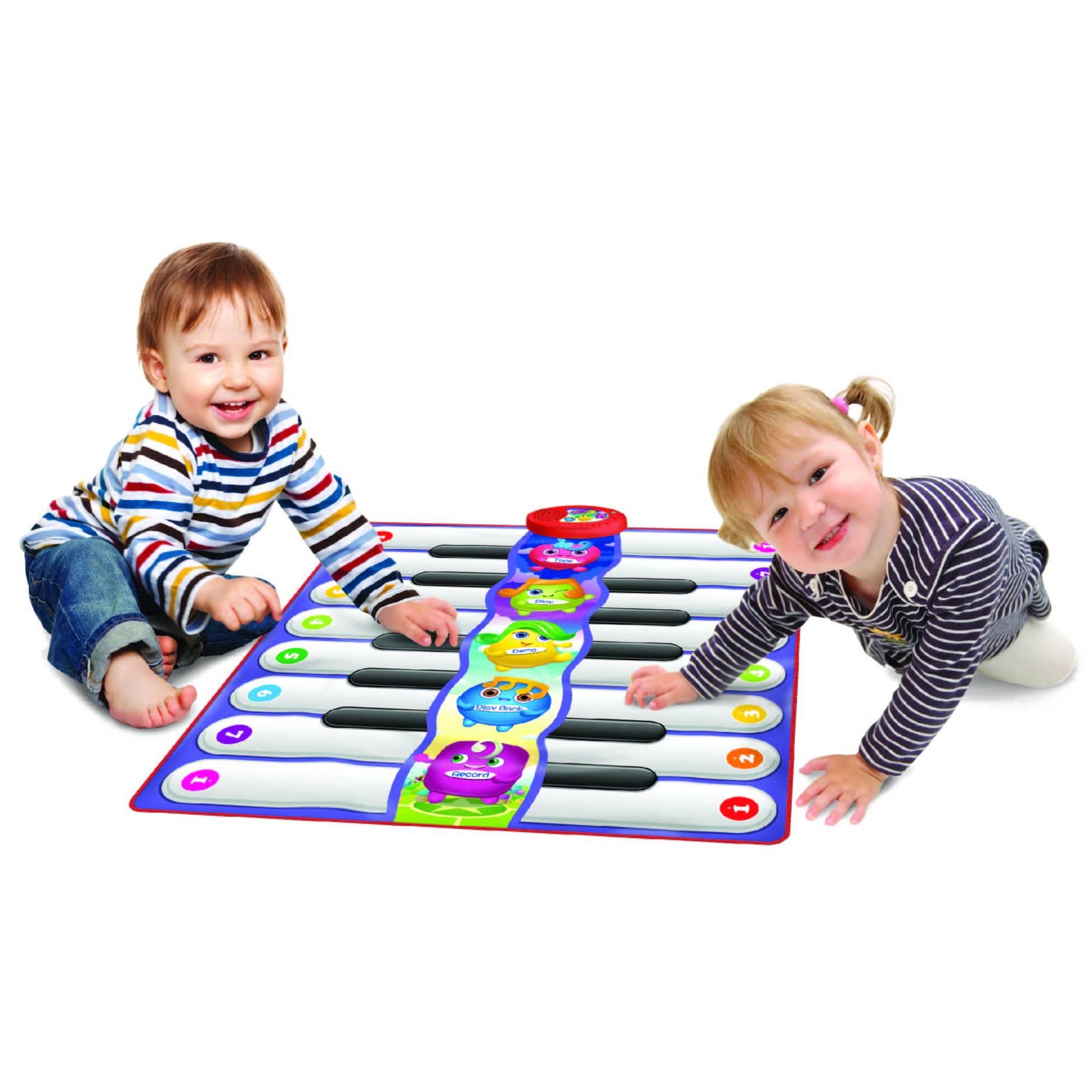 Изображение товара: Интерактивное одеяло музыкальное пианино для 2 (ковер Сенсорное пианино для детей 2 в 1-игровые коврики)