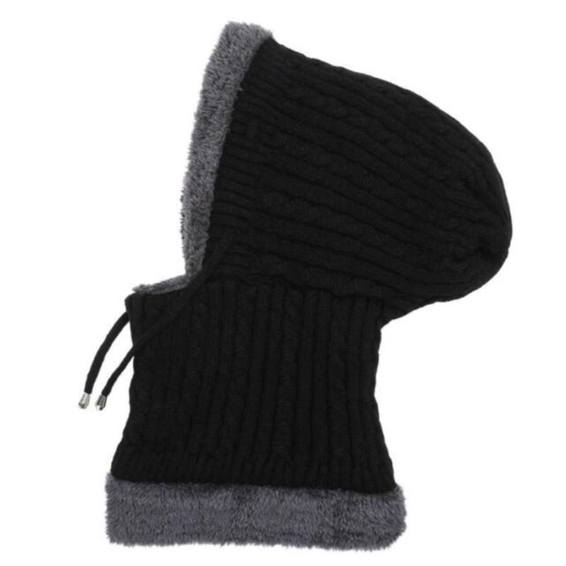 Изображение товара: Мужские зимние шапки унисекс, новые женские шерстяные Лыжные шапки, плотная теплая вязаная шапка