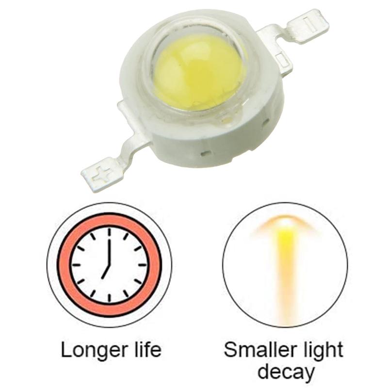 Изображение товара: Светодиодный светильник 100 шт., натуральный белый светодиодный светильник, 1 Вт, высокомощный чип 4000K, светодиодный чип