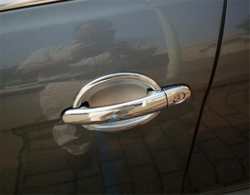 Изображение товара: Хромированная накладка на дверную ручку для Volkswagen PASSAT B5 Golf MK4 POLO ABS, защитное покрытие на дверную ручку, отделка, Стайлинг автомобиля