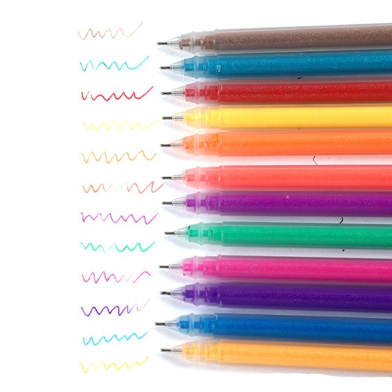 Изображение товара: 8 цветов/набор блестящая ручка хайлайтер изменение цвета вспышка маркер гелевые ручки для рисования Альбом журнал Сделай Сам Канцтовары школы