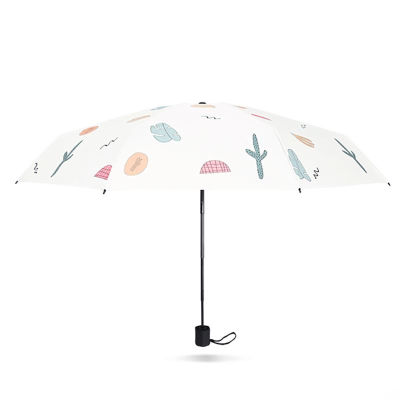 Изображение товара: YADA Мода 2021 8 костей мини карманные зонтики для свежих фруктов зонтик INS складные зонты дождь для женщин УФ зонтик YS200110