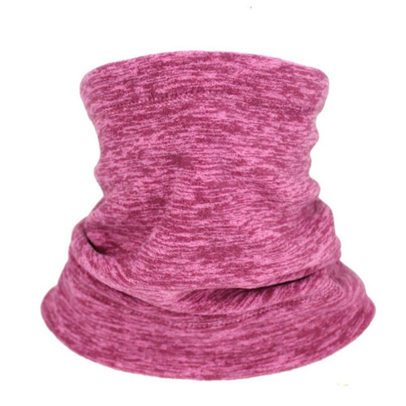 Изображение товара: Новый осенний хлопковый шарф воротничок О-образный шейный платок теплый шейный платок высокого качества из флиса утолщенный шейный шарф
