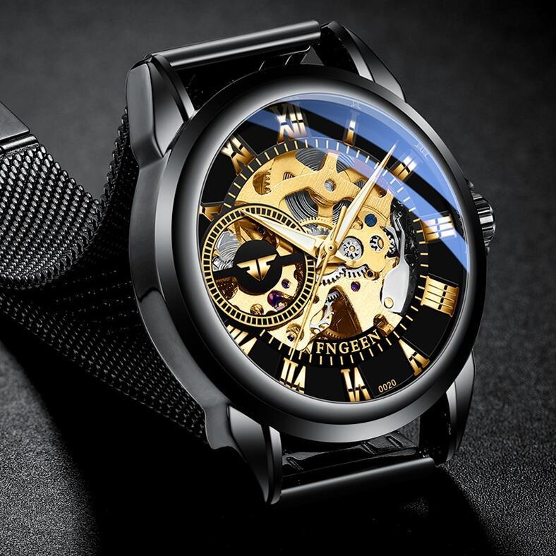 Изображение товара: Relogio Masculino Mens Automatic Analog Watches for Men Warterproof Sports Men Watch FNGEEN Luxury Male Clock Quartz Wristwatch