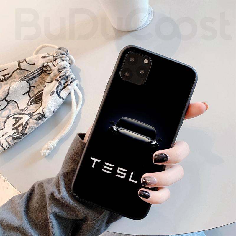 Изображение товара: Чехол для телефона с логотипом Tesla для iphone 11 12 Pro 11 Pro Max X XS XR XS MAX 8plus 7 6S plus 5s se 7plus SE 2020