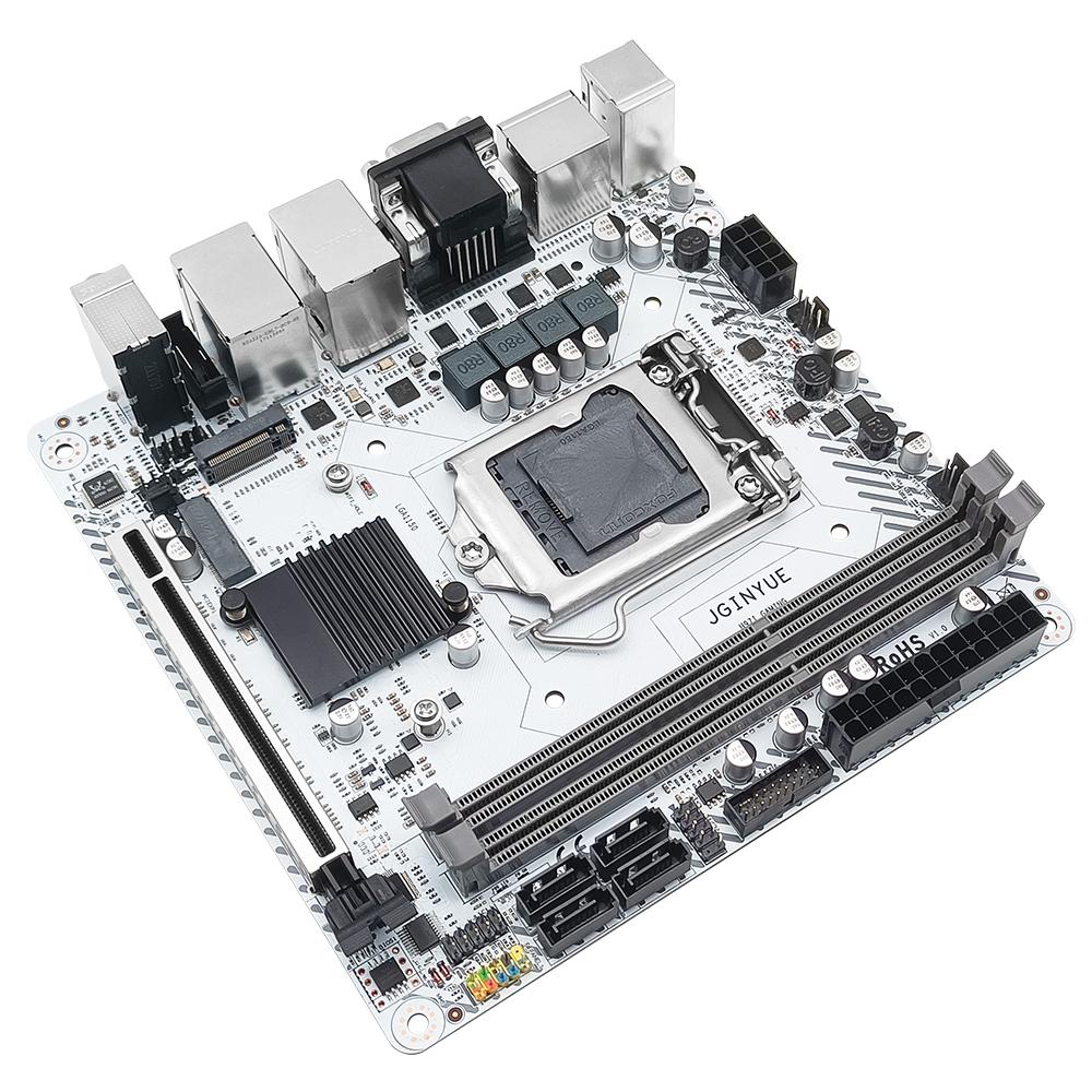 Изображение товара: JINGYUE H97 материнская плата LGA 1150 набор с процессором Intel Xeon E3-1270 V3 и 2x8 ГБ = 16 ГБ DDR3 RAM материнская плата USB3.0 H97I-GAMING