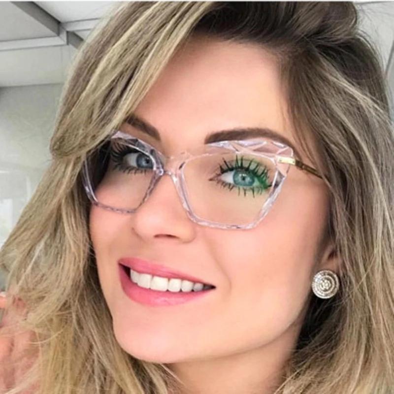 Изображение товара: Модная квадратная оправа для очков женские трендовые стильные брендовые дизайнерские оптические очки для компьютера очки солнцезащитные очки 2019