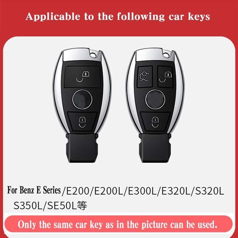 Изображение товара: Чехол для ключей из углеродного волокна с дистанционным управлением для Mercedes benz A B R G Class GLK GLA w204 W251 W463 W176