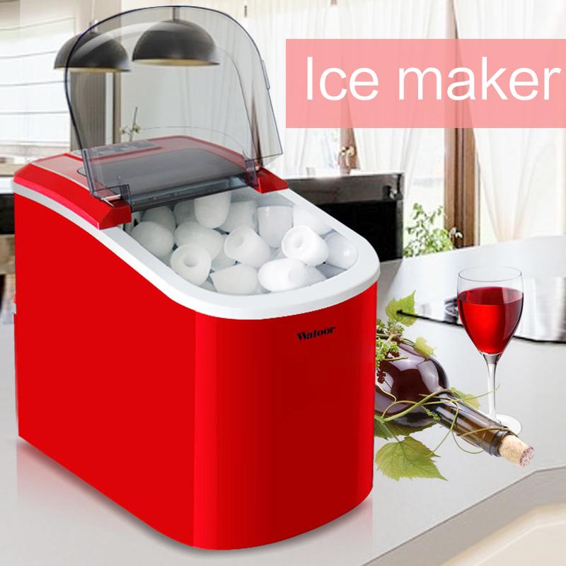 Изображение товара: Бытовая небольшая машина для льда, автоматическая Коммерческая настольная машина для производства кубиков льда, машина для приготовления чая, кофейни, льда