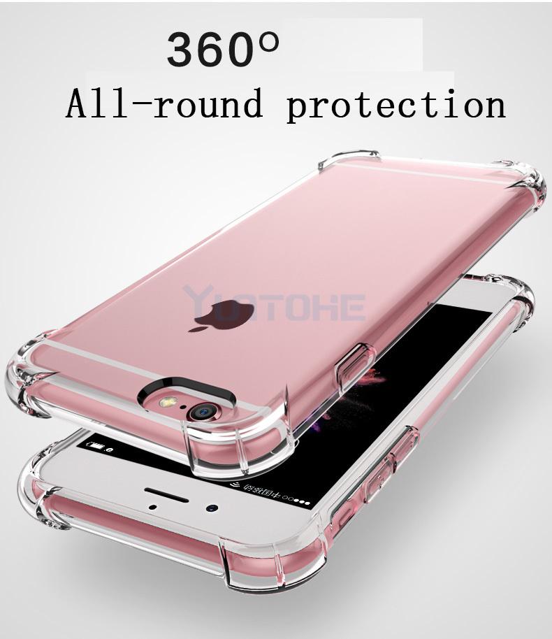 Изображение товара: Роскошный противоударный силиконовый чехол для телефона iPhone 13, 12, 11 Pro, X, XS, Max, XR, 6, 6S, 7, 8 Plus, 5, 5S 4, прозрачная задняя крышка, 100 шт.