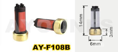 Изображение товара: Топливный инжектор микро фильтр 14*6*3 мм 100 шт для Nissan Pathfinder 3.5L ремонтные аксессуары автозапчасти (AY-F108B)