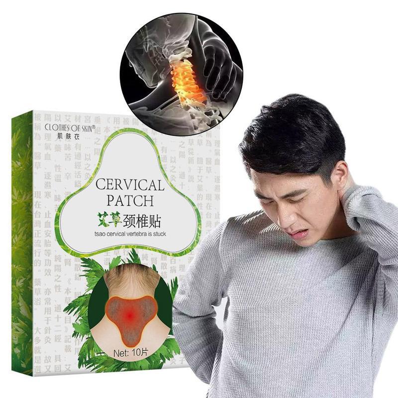 Изображение товара: 10pc Health Care Cervical Patch Pain Plaster Relaxing Natural Wormwood Rheumatic Arthritis Plaster For Neck And Shoulder Massage