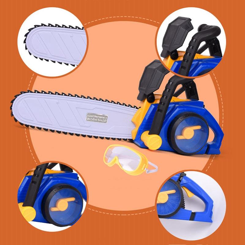 Изображение товара: Электрическая модель бензопилы инструмент игрушка Моделирование детская бензопила машина инструмент детская игрушка