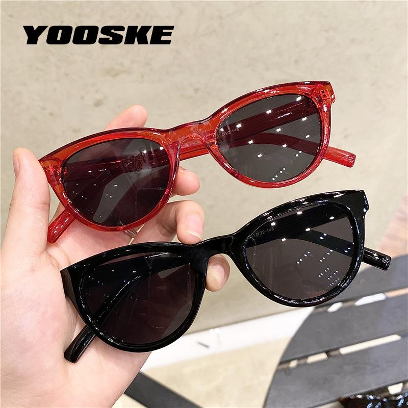 Изображение товара: YOOSKE пикантные солнцезащитные очки «кошачий глаз» Женские винтажные маленькие треугольные Солнцезащитные очки женские ретро черные солнцезащитные очки «кошачий глаз» UV400