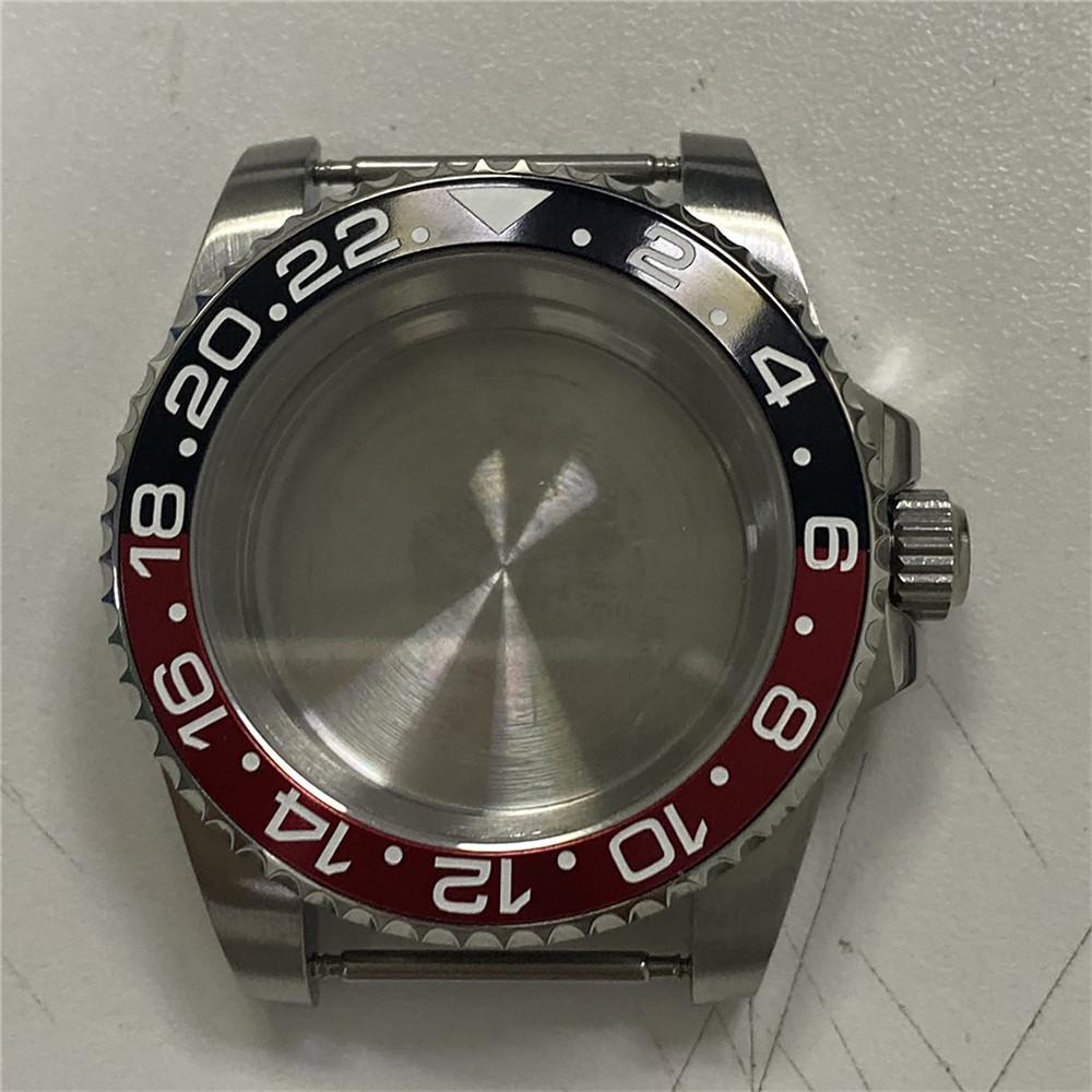 Изображение товара: 40 мм чехол для часов из нержавеющей стали с сапфировым стеклом для японских часов NH35/NH36