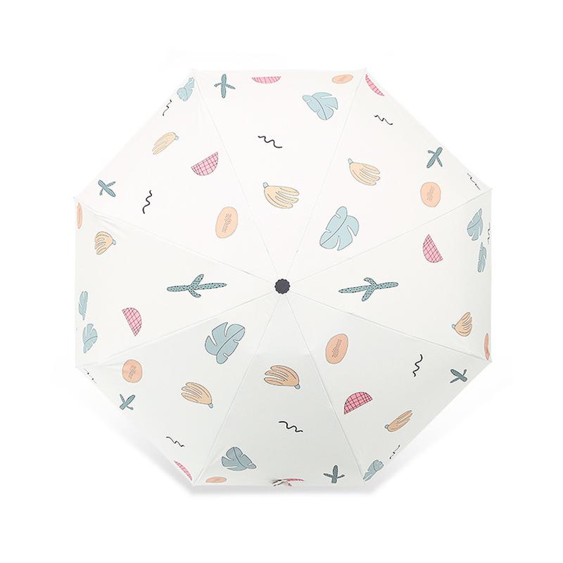 Изображение товара: YADA Мода 2021 8 костей мини карманные зонтики для свежих фруктов зонтик INS складные зонты дождь для женщин УФ зонтик YS200110
