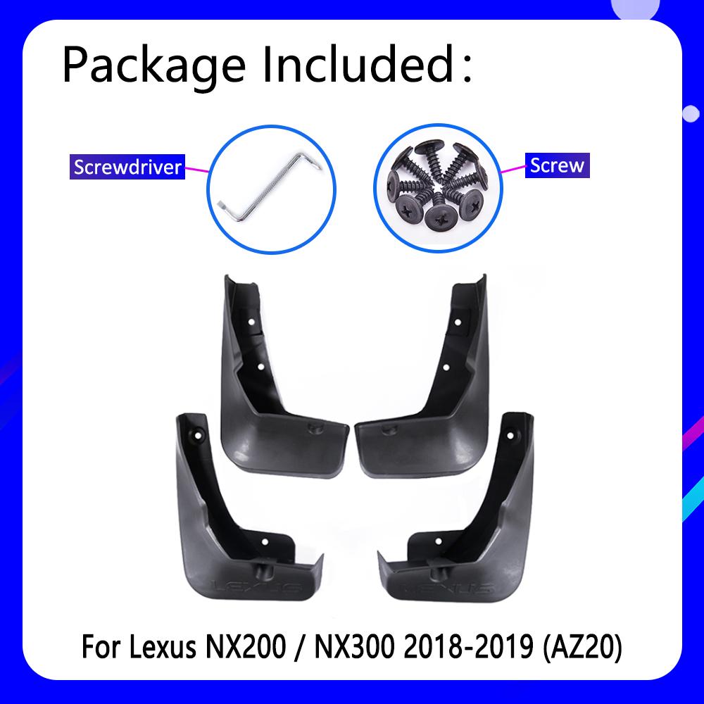 Изображение товара: Брызговик для Lexus NX NX200 NX300 2018 ~ 2019, автомобильные аксессуары, брызговик, брызговик, автозапчасти