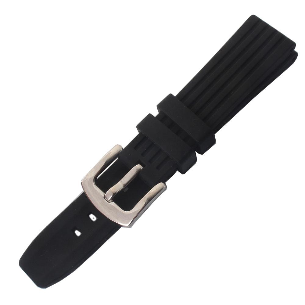 Изображение товара: Ремешок силиконовый для наручных часов, резиновый водонепроницаемый спортивный браслет для дайвинга, 20 мм, летние аксессуары