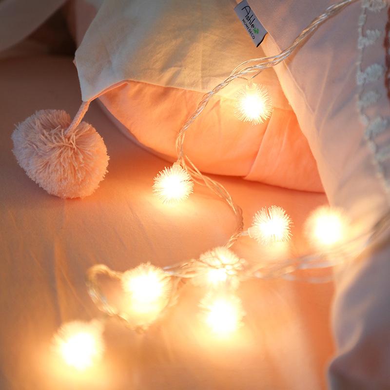 Изображение товара: Светодиодсветильник гирлянда в виде одуванчика с аккумулятором светильник, Праздничный Рождественский декоративный шнурок для сада, террасы, комнатное освещение