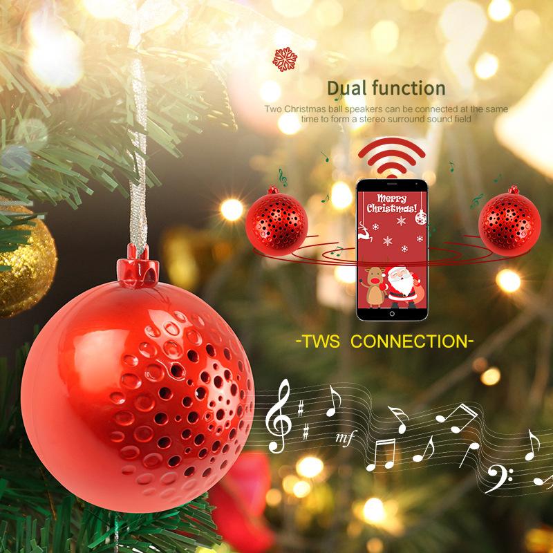 Изображение товара: НОВАЯ РОЖДЕСТВЕНСКАЯ Беспроводная Bluetooth-колонка, Hi-Fi стерео колонка, мини-музыкальная колонка с рождественскими песнями, лучшие подарки