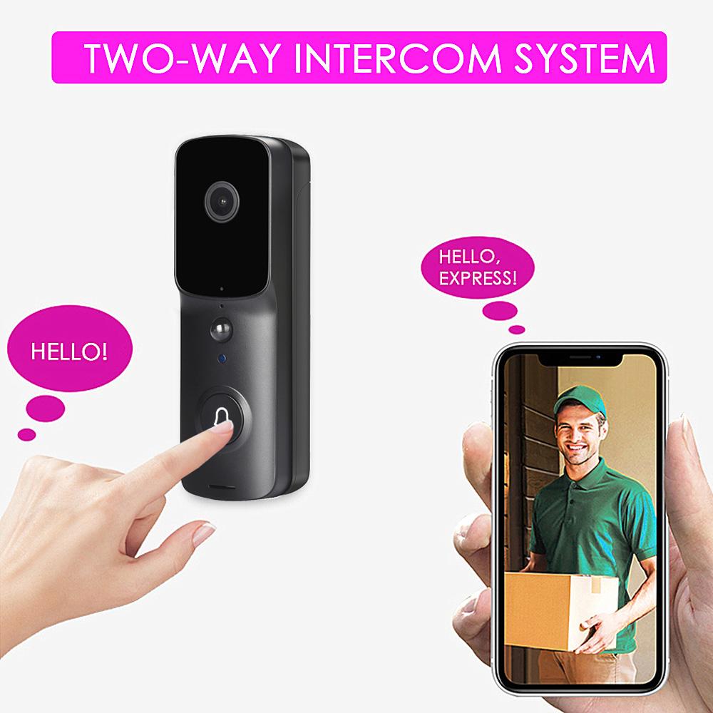 Изображение товара: 2020 Новый M30 умный WiFi видео дверной звонок камера визуальный домофон с чимом ночного видения IP дверной звонок беспроводная домашняя камера безопасности