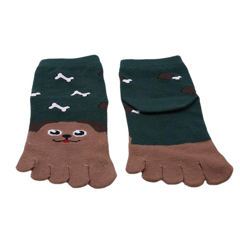 Изображение товара: Кавайные детские носки на новый год хлопковые носки с животными для мальчиков и девочек детские носки с пятью носок с пальцами