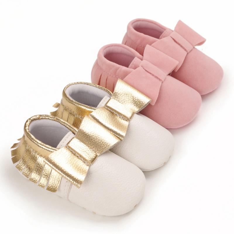 Изображение товара: Baby Boy Girl PU Suede Leather Moccasins Shoes Soft Soled Non-slip Crib First Walker Children Baby Winter Warm Shoes Boots