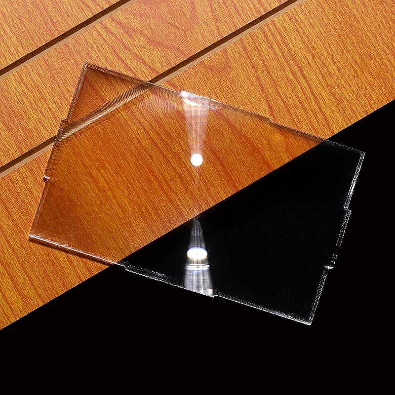 Изображение товара: Объектив Fresnel для ЖК-проектора 4,0 дюйма, светодиодный светильник «сделай сам», фокусировка изображения, Т-коррекция, Тонкая нить, настраиваемый