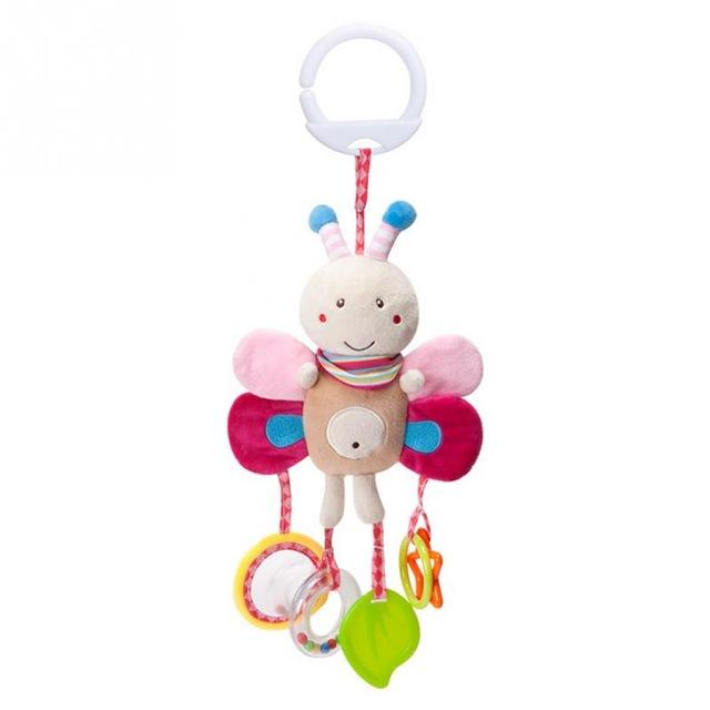 Изображение товара: Мультяшные детские игрушки на возраст 0-12 месяцев, подвесные погремушки для детской коляски, плюшевые детские игрушки для новорожденных, подарки для маленьких мальчиков и девочек