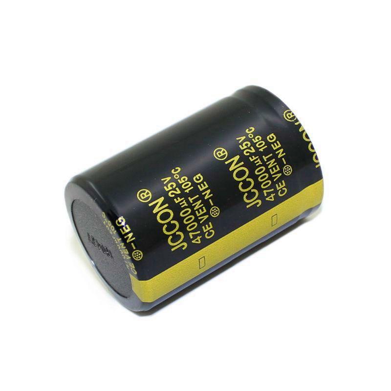 Изображение товара: Алюминиевый электролитический конденсатор, высокочастотный, с низким сопротивлением ESR, 25 в, 47000 мкФ, 35x50 мм