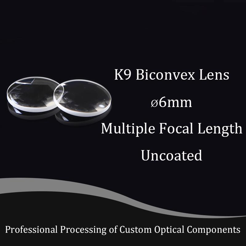 Изображение товара: Фокусировка и конденсация объектива D6mm, высокоточный материал K9, оптическое стекло