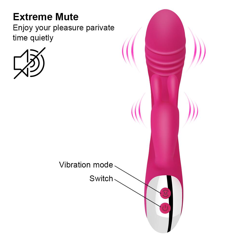 Изображение товара: Секс-игрушка для женщин Мощный вибратор с кроликом Стимуляция клитора женская мастурбация заряжаемый фаллоимитатор вибратор для пениса 7 скоростей