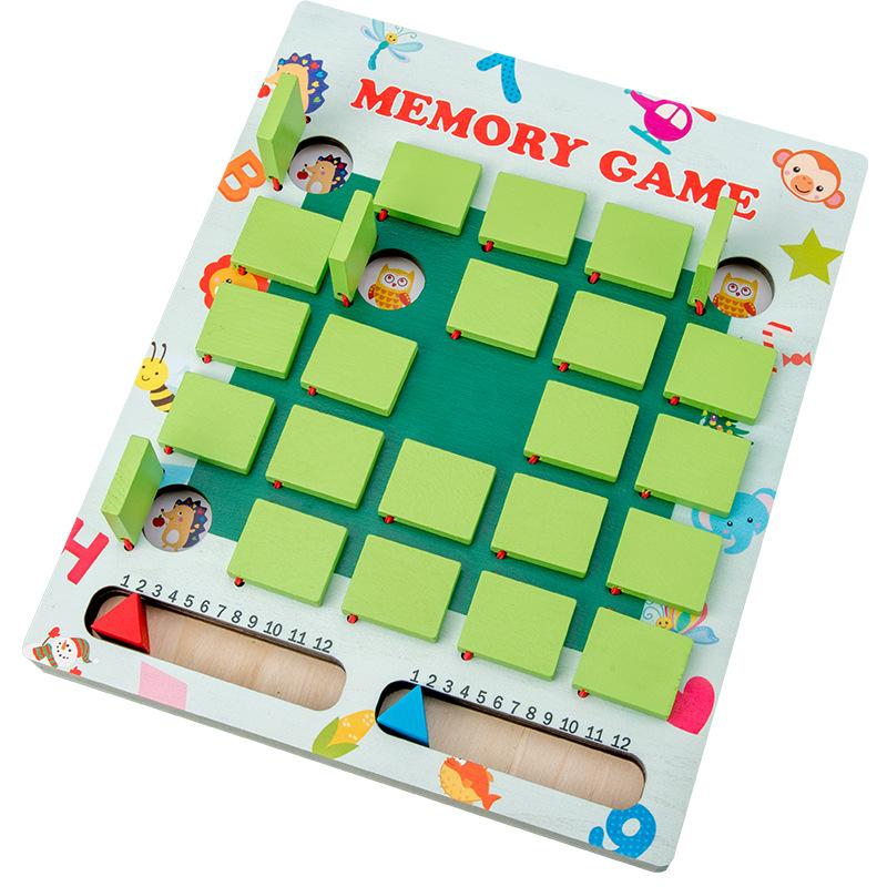 Изображение товара: Тренировка логики и мышления для детей, игрушечная деревянная головоломка память, Интерактивная настольная игра для родителей и детей, подарок