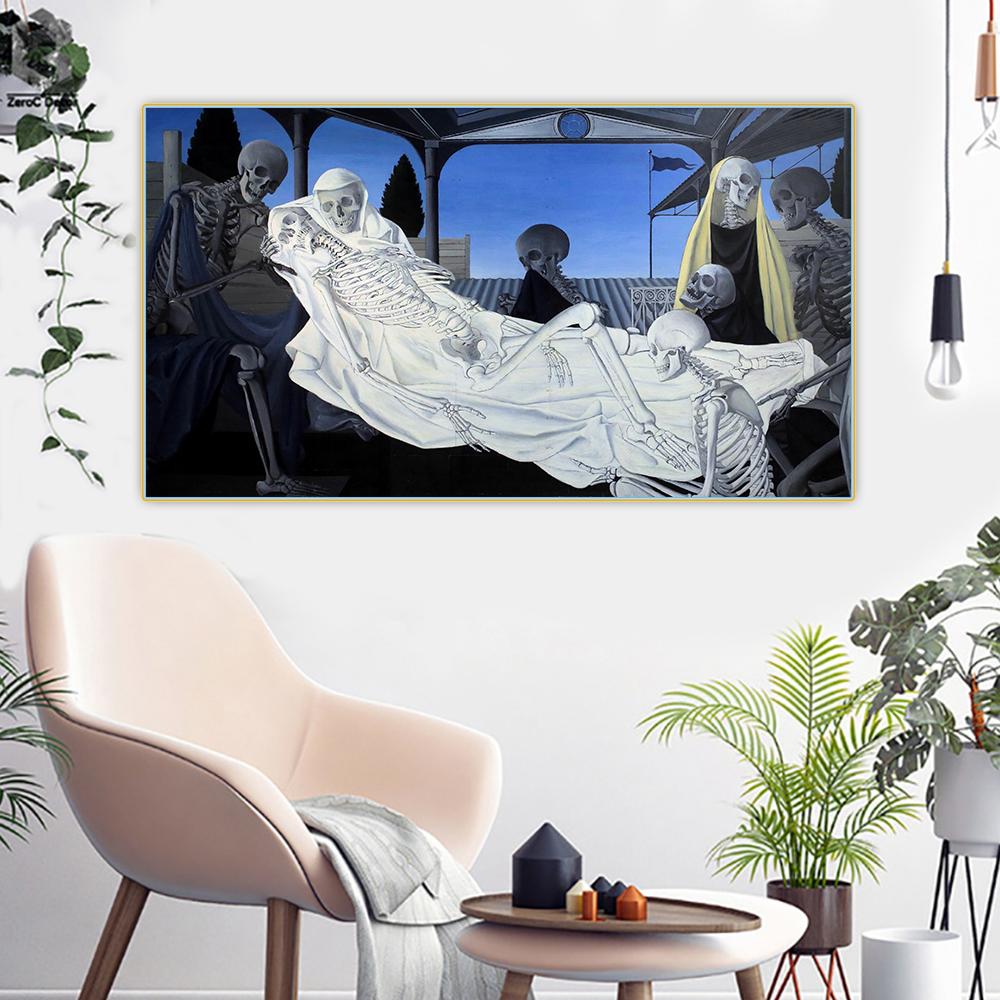 Изображение товара: Картина маслом на холсте с изображением пола дельво «The entombment.2017»