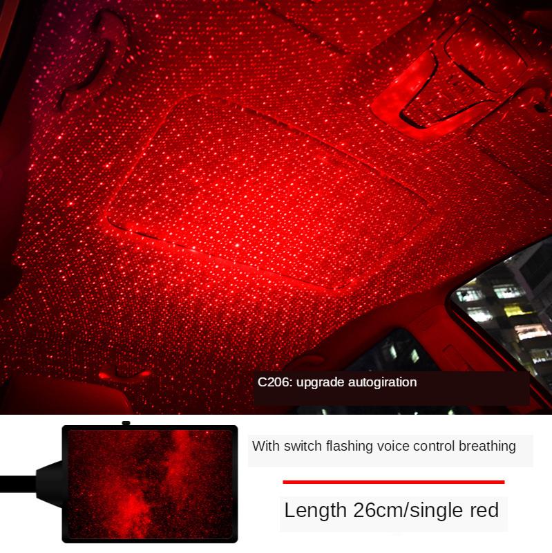 Изображение товара: Атмосфера автомобиля свет s USB звезсветильник динамический лазер полный звездной проекции крыши декоративный светильник Интерьер дома