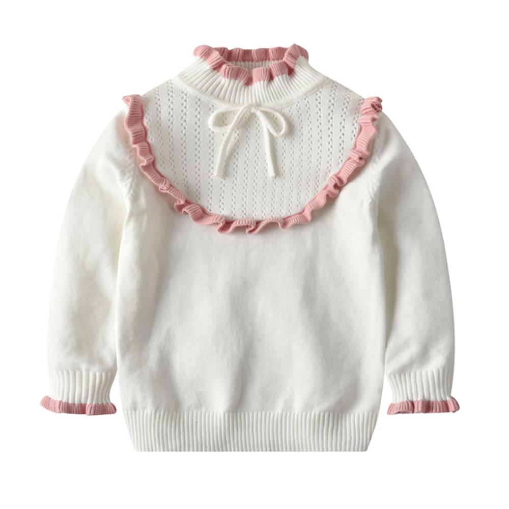 Изображение товара: Новинка, хлопковый свитер для девочек, детская теплая одежда с длинным рукавом на осень и зиму, модный детский свитер, милые пуловеры для девочек