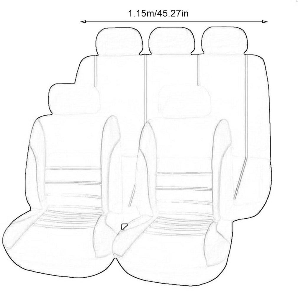 Изображение товара: Чехлы на сиденья автомобиля, универсальные, с вышивкой бабочки, для Toyota, с прорезями шин, стильные, Защитные чехлы для сидений автомобиля, 2020