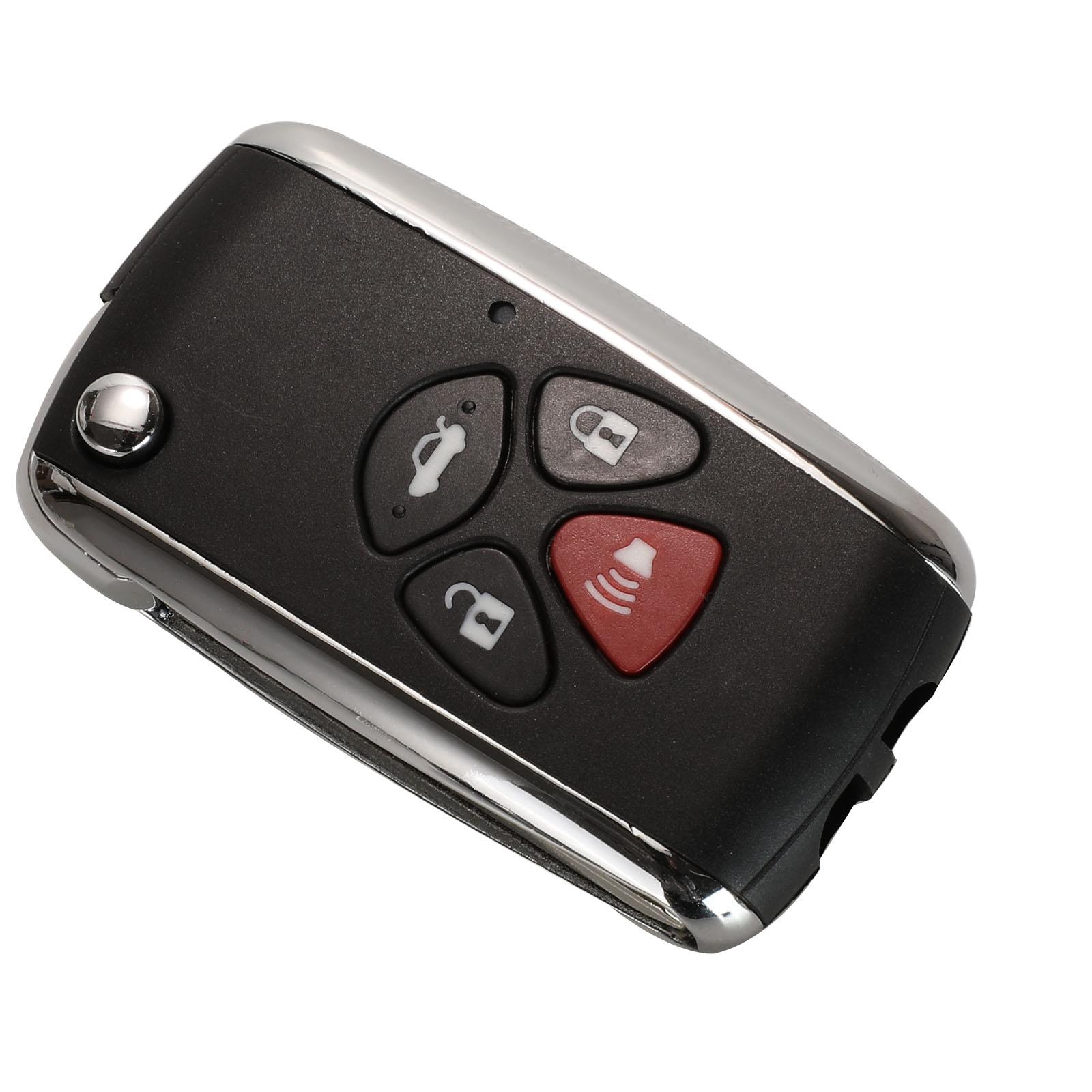 Изображение товара: Kutery 10 шт. 2/3/4 кнопки модифицированный дистанционный чехол для ключа автомобиля для Toyota Avlon Corolla Camry RAV4 Reiz Yaris Prado без лезвия