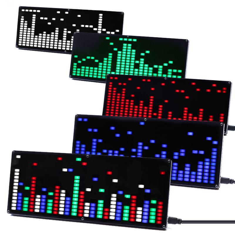 Изображение товара: Набор для самостоятельной сборки, светодиодный дисплей музыкального спектра, ритм-дисплей 1624, набор для электропайки