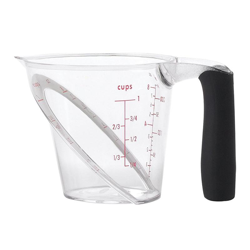 Изображение товара: 250 мл кухонный стакан для выпечки Zona Pellucida весы чашки PS измерительная чашка для выпечки жидкая приправа сок мерная чашка