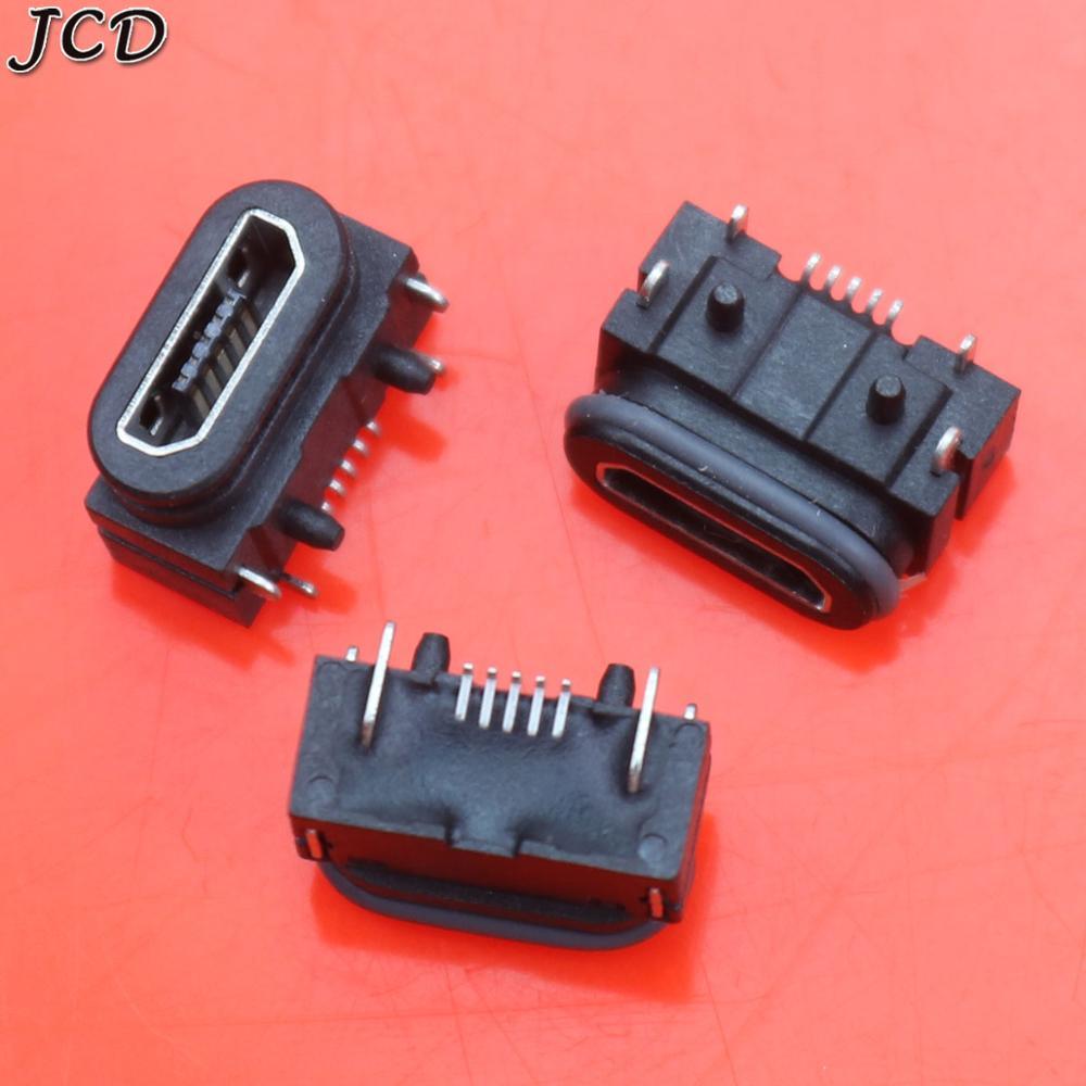 Изображение товара: JCD 1 шт. водонепроницаемый разъем Type-C зарядное гнездо, порт USB 2,0 jack штекер питания, док-станции SMT DIP Female Micro USB