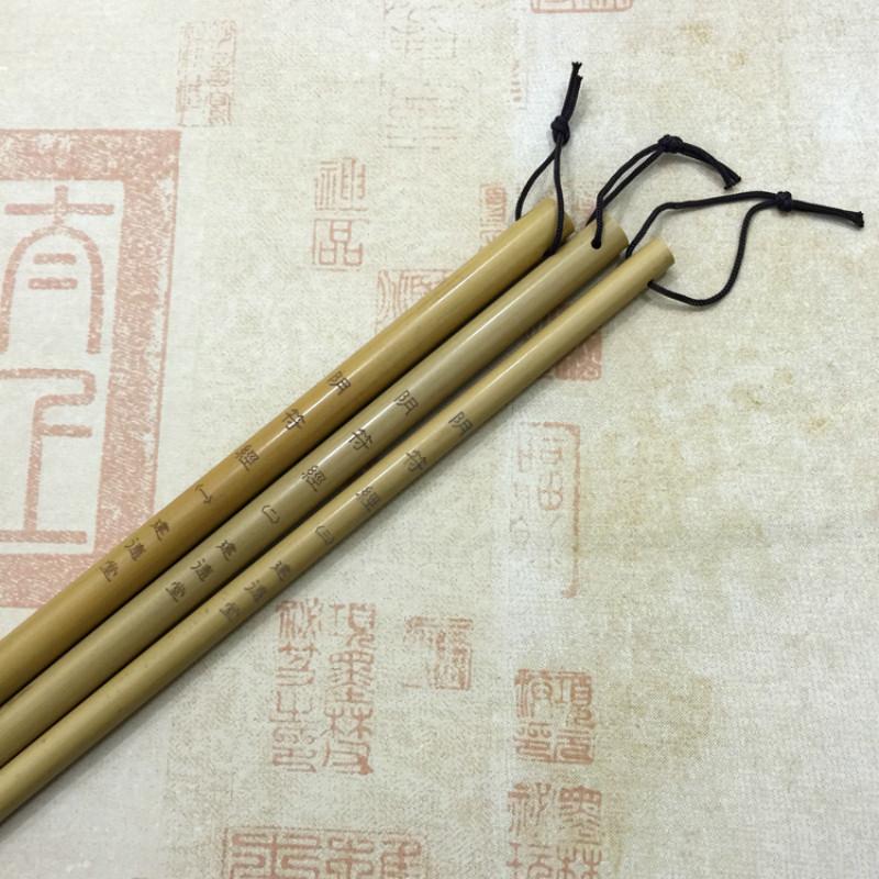 Изображение товара: Weasel & шерстяной волос кисти ручка Китайская каллиграфия живопись бамбуковые кисти обычный скрипт Каллиграфия Живопись кисточки для письма