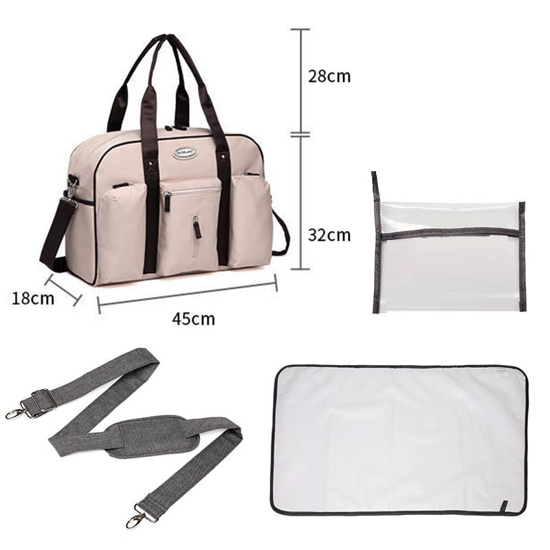 Изображение товара: Colorland модная сумка для мам и мам, рюкзак для подгузников большой вместимости, дорожный рюкзак, сумка для ухода за ребенком, женская сумка