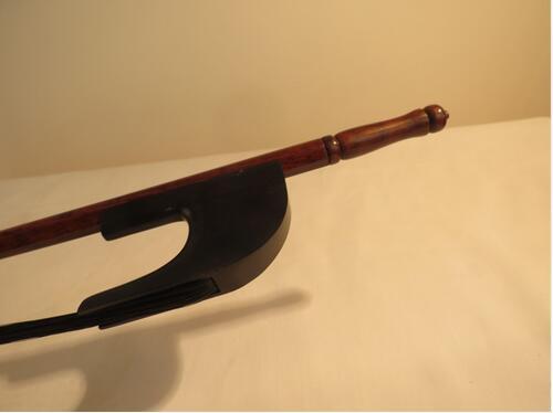 Изображение товара: Басовый лук в вертикальном положении, басовый лук в стиле барокко из змеиной древесины, черный лук высокого уровня