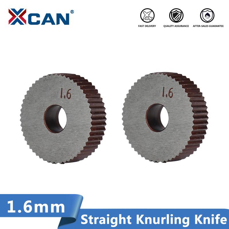 Изображение товара: XCAN 1.6mm Straight Knurling Knife Inner Hole Embossing Wheel Straight Knurling Wheel HSS Wheel Lathe Knurling Tools