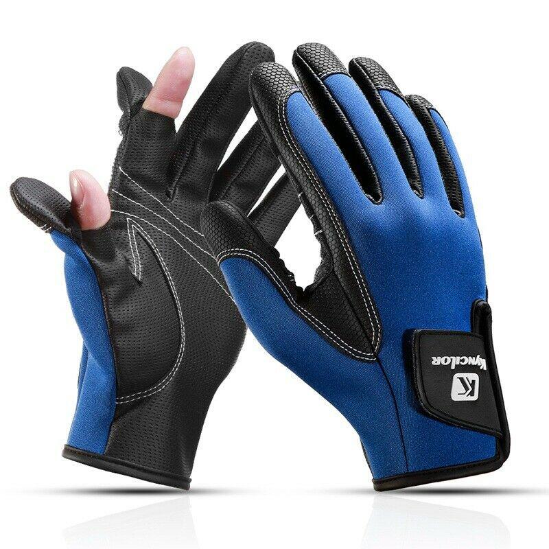 Изображение товара: Водонепроницаемые перчатки для рыбалки Нескользящие велосипедные Перчатки Охота Кемпинг Спорт на открытом воздухе для женщин мужчин искусственная кожа M/L/XL