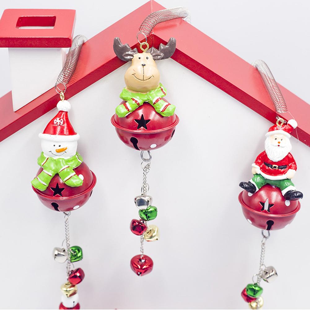 Изображение товара: Jingle Bells Pendant Christmas Tree Decoration Ornaments Crafts Diy Bauble Natal Navidad Decorations for Home New Year 2021 Gift